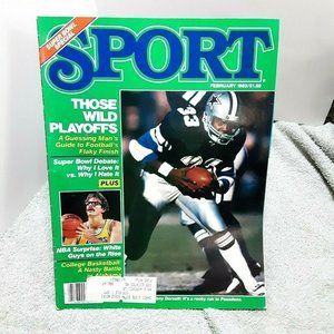 Sport Magazine February 1983 Tony Dorsett Dallas Cowboys